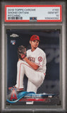 2018 Topps Chrome #150 Shohei Ohtani Pitching PSA 10
