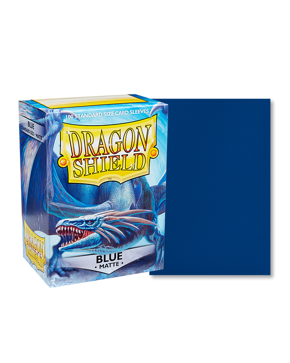 Dragon Shield Sleeves Blue Matte Standard 100ct