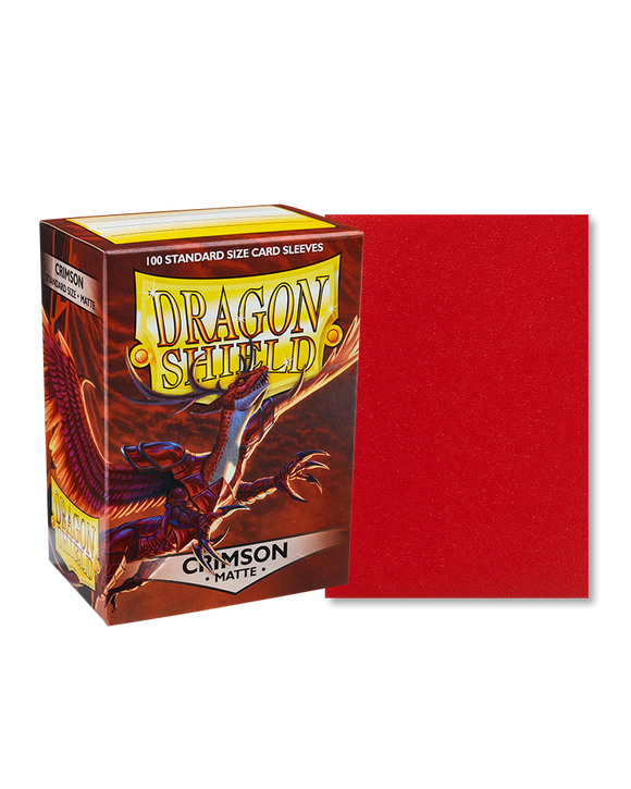 Dragon Shield Sleeves Crimson Matte Standard 100ct