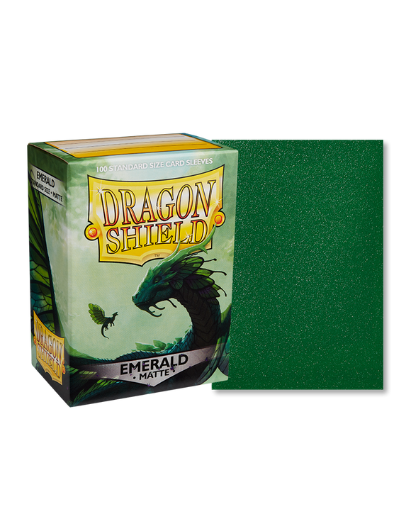 Dragon Shield Sleeves Emerald Matte Standard 100ct