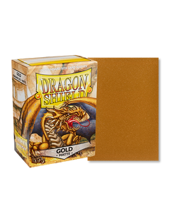 Dragon Shield Sleeves Gold Matte Standard 100ct
