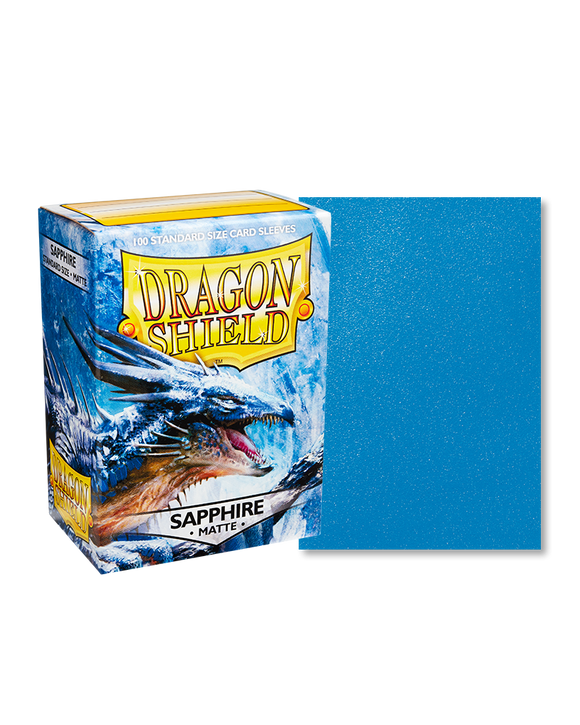 Dragon Shield Sleeves Sapphire Matte Standard 100ct