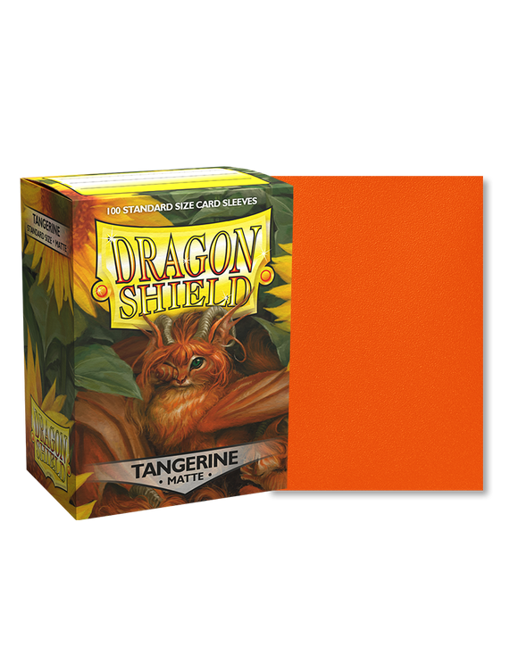 Dragon Shield Sleeves Tangerine Matte Standard 100ct