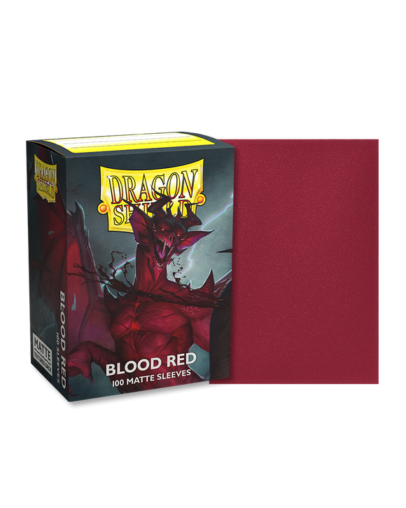 Dragon Shield Sleeves Blood Red Matte Standard 100ct