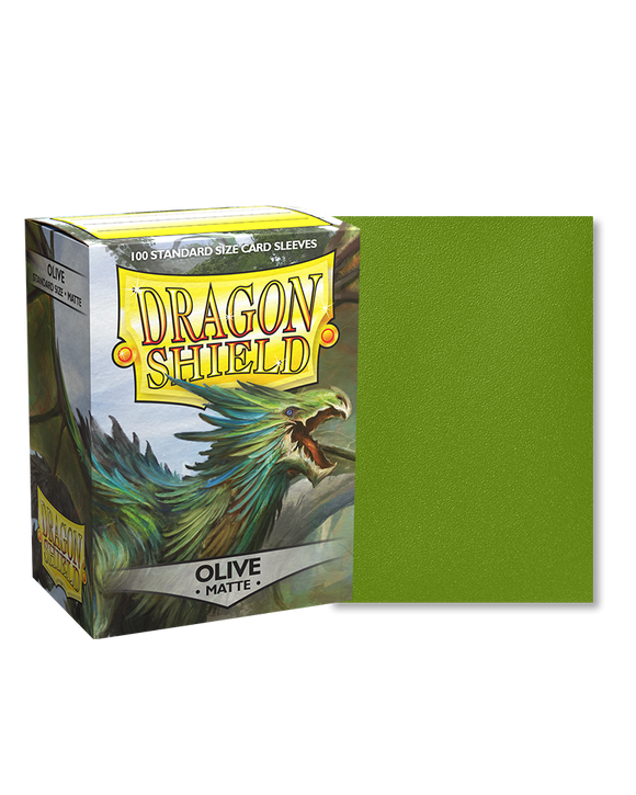Dragon Shield Sleeves Olive Standard 100ct