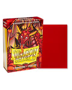 Dragon Shield Japanese Sized Crimson Matte 60ct
