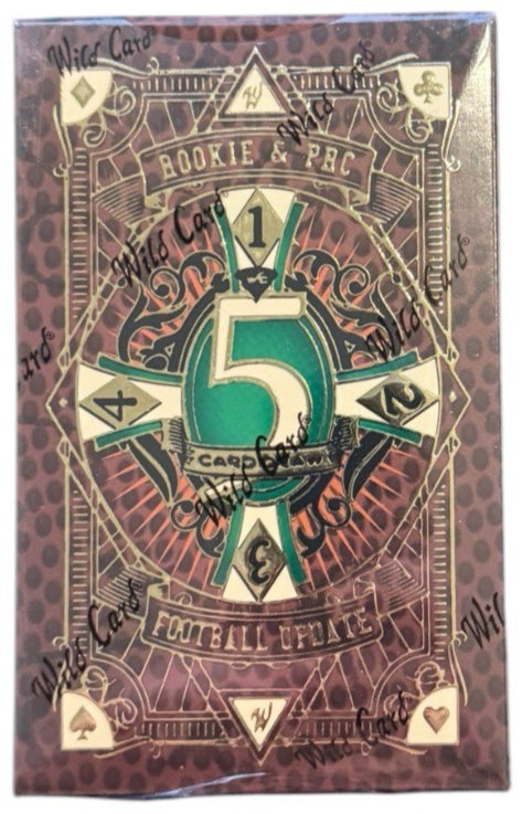 2024 Wild Card Five Card Draw Football Update Hobby Box