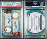 2022 BOWMAN UNIVERSITY INCEPTION DUAL AUTOGRAPH RELICS #NW BO NIX/CALEB WILLIAMS DUAL AUTOGRAPH RELICS PSA 10/10