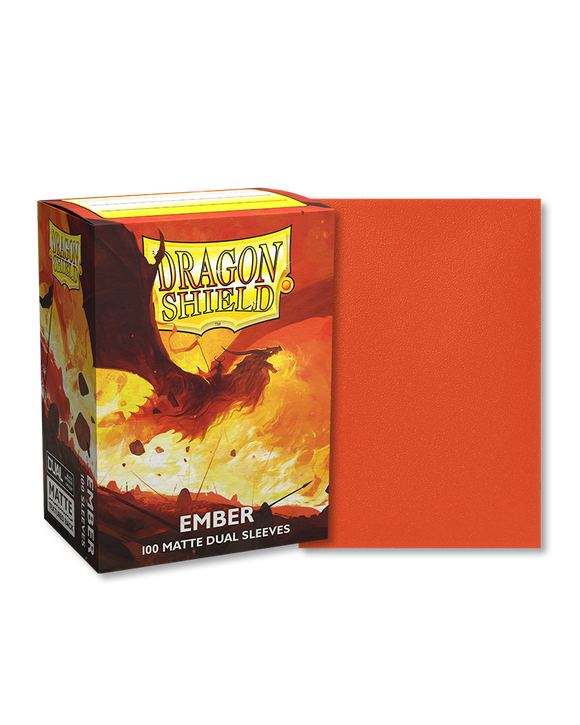 Dragon Shield Sleeves Ember Dual Matte Standard 100ct