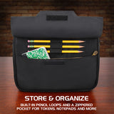 ENHANCE Trading Card Games Black Carrying Case (for Pokemon, MTG, Yugioh & more)