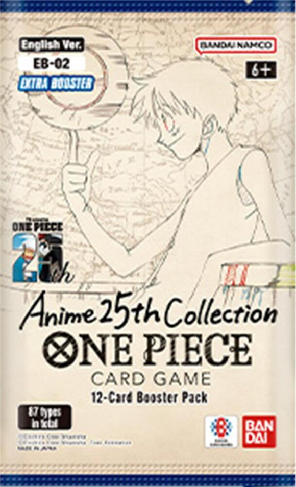 one piece tcg anime 25th collection extra booster box One Piece Extra Booster: Anime 25th Collection Booster Pack