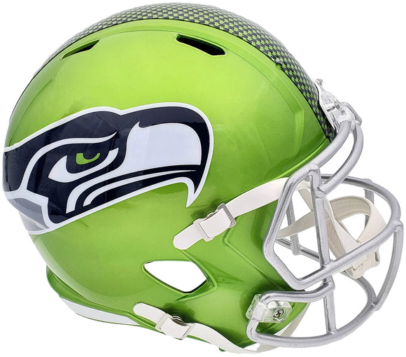Seahawks Full Size Replica Flash Green Helmet **SALE