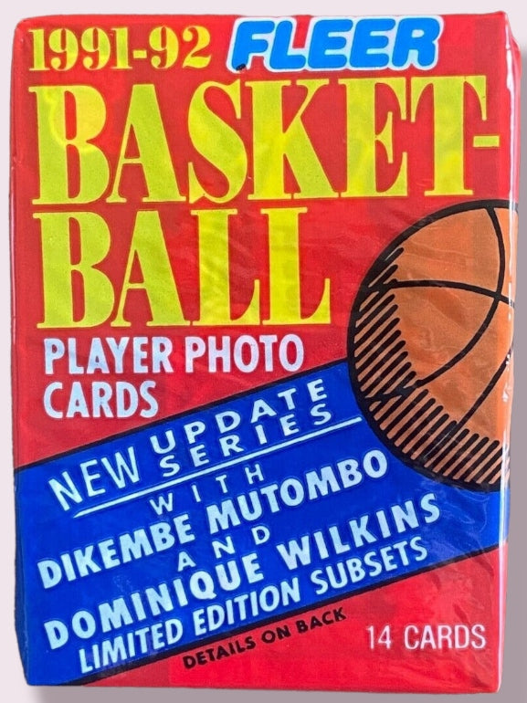 1991-92 Fleer Update Basketball Pack