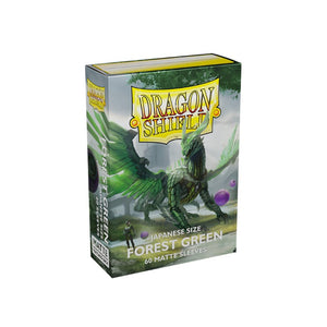 Dragon Shield Sleeves Forest Green Matte Japanese 60ct