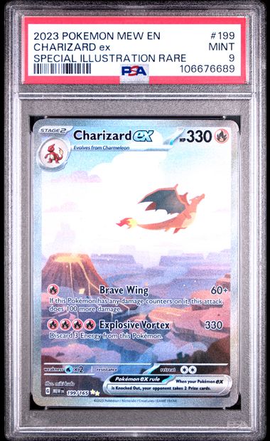 Charizard ex #199 151 SIR - PSA 9