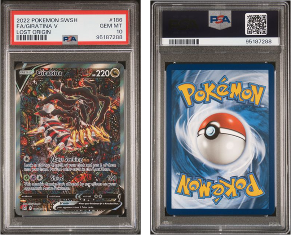 Giritina V Alt Art #186 Lost Origin - PSA 10