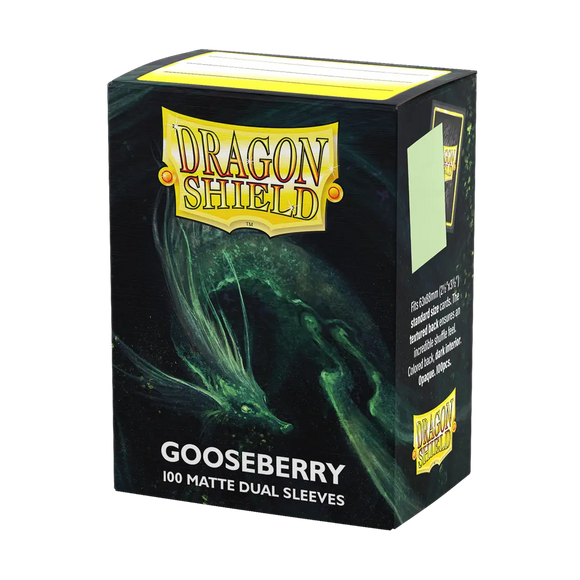 Dragon Shield Sleeves Gooseberry Dual Matte Standard 100ct