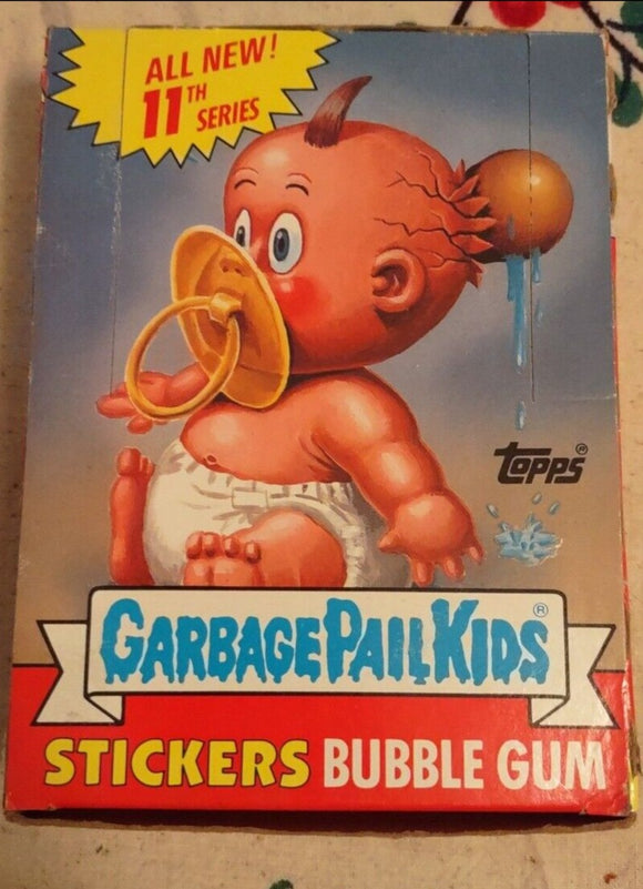 1987 Topps Garbage Pail Kids GPK Original 11th Series Box
