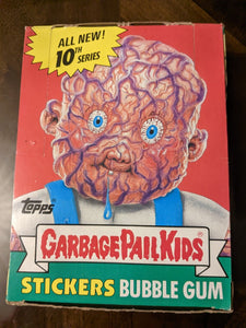 1987 Topps Garbage Pail Kids GPK Original 10th Series Box