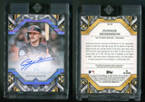 2025 Topps Transcendent Autographs Platinum #TACGH Gunnar Henderson 1/1