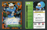 2025 Topps Cosmic Chrome Autographs Orange Galactic Refractors #CCAOH Omarion Hampton /25