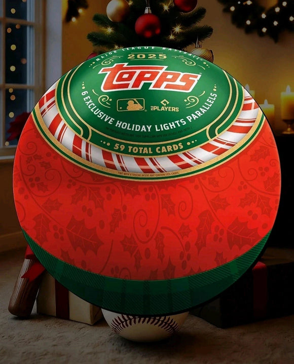 2025 Topps Baseball Sealed Holiday Tin **IN-STORE SALES ONLY **PREORDER