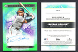 2024 Topps Inception Green #BRESJH Jackson Holliday Auto /125