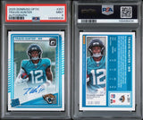 2025 Donruss Optic Rated Rookies Autographs #201 Travis Hunter /350 PSA 9