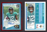 2025 Donruss Optic Rated Rookies Autographs Red Stars #201 Travis Hunter /50