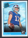 2018 Donruss Optic #154 Josh Allen RR RC (NM-Near Mint)