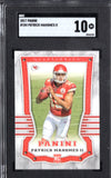 2017 Panini #104 Patrick Mahomes II RC SGC 10 (Gem Mint)