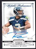 2013 Panini National Treasures Notable Nicknames #24 Russell Wilson /10