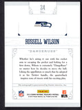 2013 Panini National Treasures Notable Nicknames #24 Russell Wilson /10