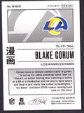 2024 Panini Prizm Manga Horizontal #4 Blake Corum (NM-Near Mint)