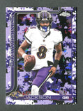 2025 Topps Chrome Team Camo #24 Lamar Jackson