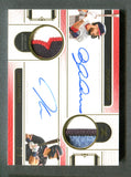 2025 Topps Definitive Collection Dual Autograph Relics Red #DARCCW James Wood/Dylan Crews 5/5