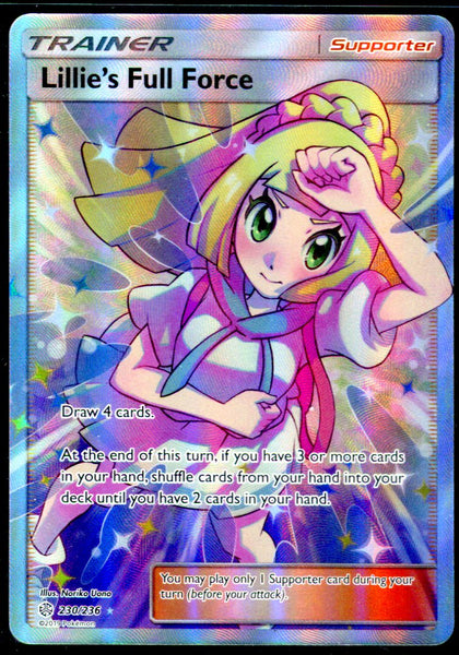 lillie pokemon cards Pokemon Full Art Lillie's Full Force – Northwest Sportscards