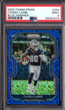 2020 Panini Prizm Prizms Blue Shimmer #334 CeeDee Lamb 15/25 PSA 9