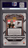 2022 Panini Prizm Autographs Prizms Red Shimmer #308 Drake London 06/35 PSA 9