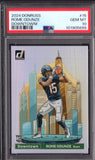 2024 Donruss Downtown! #15 Rome Odunze PSA 10