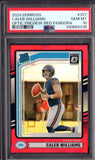 2024 Donruss Optic Rated Rookies Preview Red Pandora #327 Caleb Williams