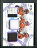 2025 Panini Flawless Triple Patches Silver #5 Joe Burrow/Ja'Marr Chase/Tee Higgins /20