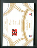 2025 Panini Flawless Triple Patches Silver #5 Joe Burrow/Ja'Marr Chase/Tee Higgins /20