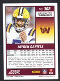 2024 Score Gold Zone #302 Jayden Daniels 38/50