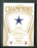 2025 Panini Flawless Champions Signatures Ruby #12 Roger Staubach /15