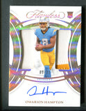 2025 Panini Flawless Rookie Dual Patch Autographs #11 Omarion Hampton /25