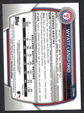 2023 Bowman Chrome Draft Autographs Green Refractors #CDAWL Wyatt Langford 89/99 (NM-Near Mint)