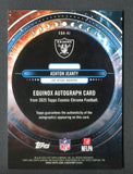 2025 Topps Cosmic Chrome Equinox Autographs Gold Interstellar Refractors #EQAAJ Ashton Jeanty /50