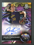 2023 Bowman Platinum Top Prospects Autographs Pink #TOP69 Jacob Misiorowski /199