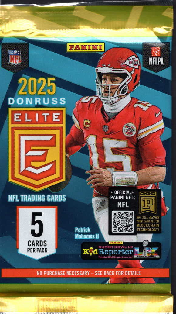 2025 Panini Donruss Elite Football Hobby Pack